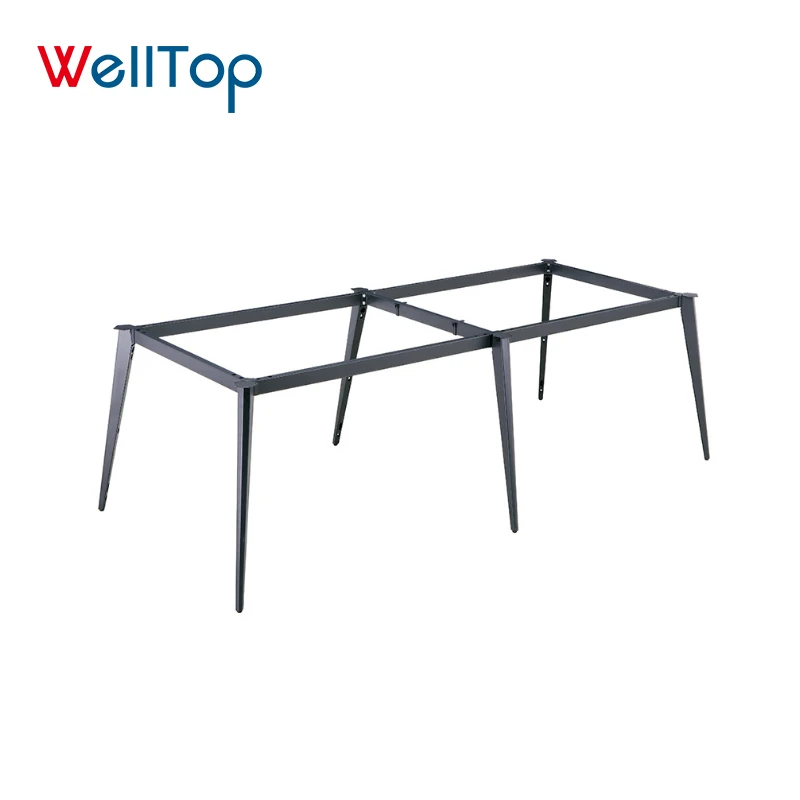 03 920 WELLTOP оптовая продажа промышленный стол для ресторана офисный металлический каркас офисные столы стальные ножки стола металлическая опора