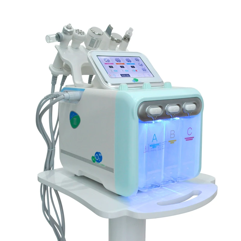 2024 7 en 1 Hydra Microdermabrasion Facial Machine Diamond Dermabrasion 6 in 1 Hydro Facial Machine
