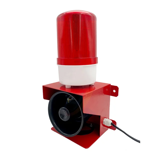 2025 New design AC220V/380V Alarm Beacon  Siren Audible Visual Alarm Emergency Audio Industrial Siren With Warning Light