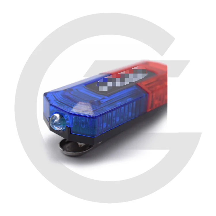 Safety Traffic Shoulder Lamp Red Blue LED Strobe Flashing Shoulder Light