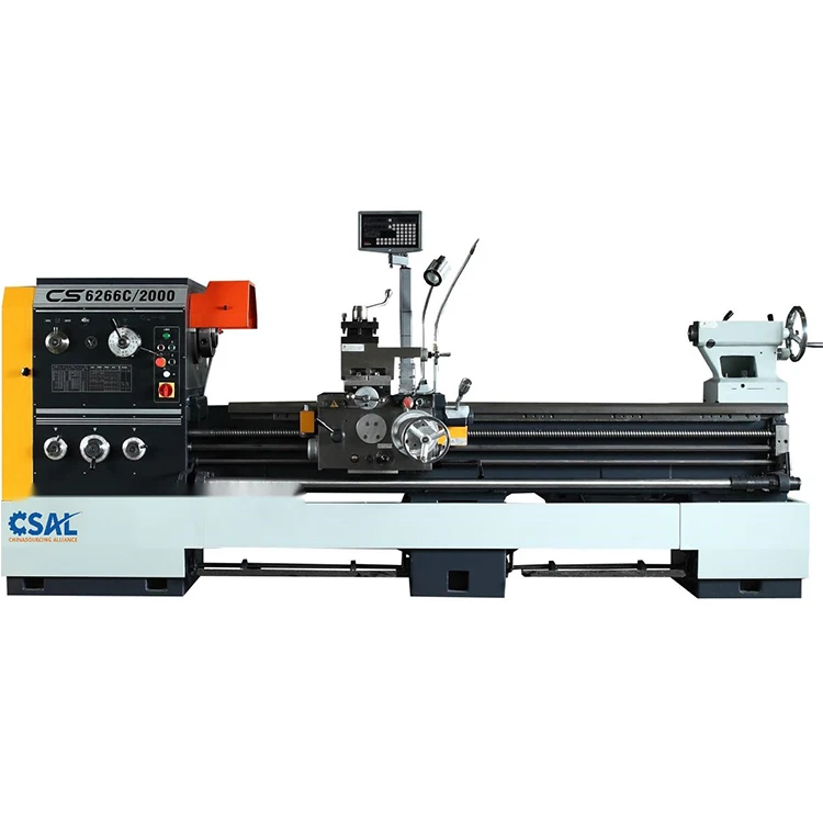 Horizontal Heavy Duty Lathe Machine CS6266C*/1500/2000/3000 Optional Length Turning Machine With High Precision Universal Lathe