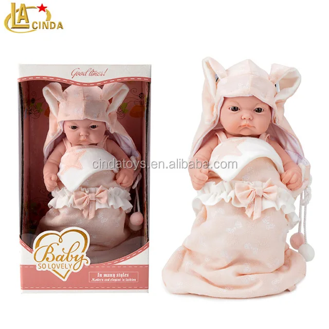 High quality  Birthday Gift cute Sleeping baby full silicone reborn dolls