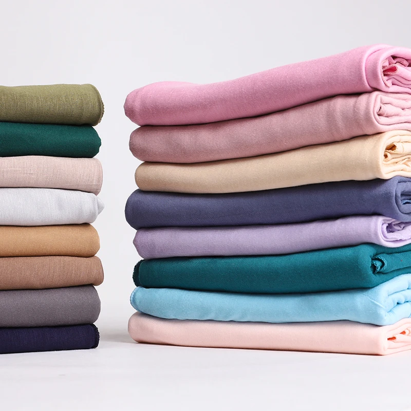 polyester Jersey shawl Islamic Wholesale Fashion Jersey cotton Muslim Hijab Scarf women