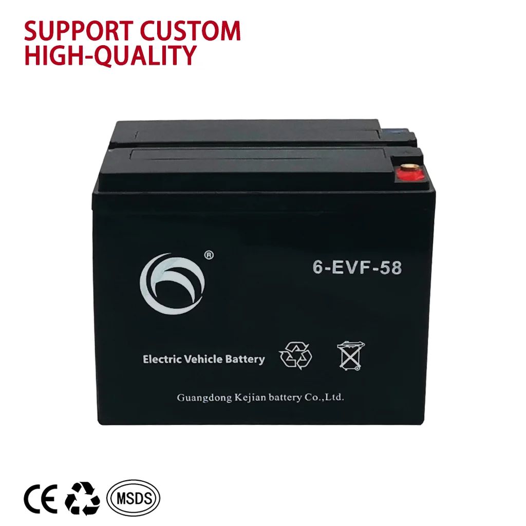 Заводская аккумуляторная батарея 6-EVF-58 12V58AH для электрического велосипеда