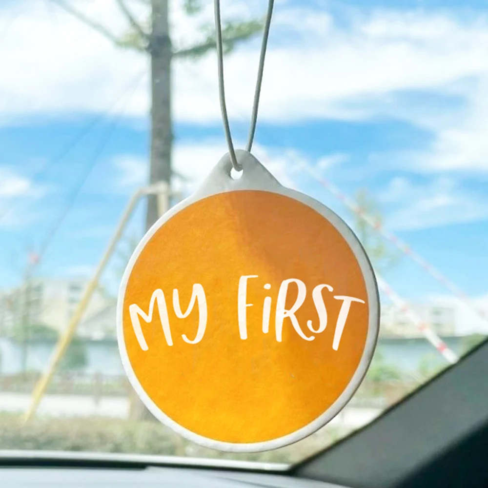 Custom scent paper printing car air freshener with custom logo