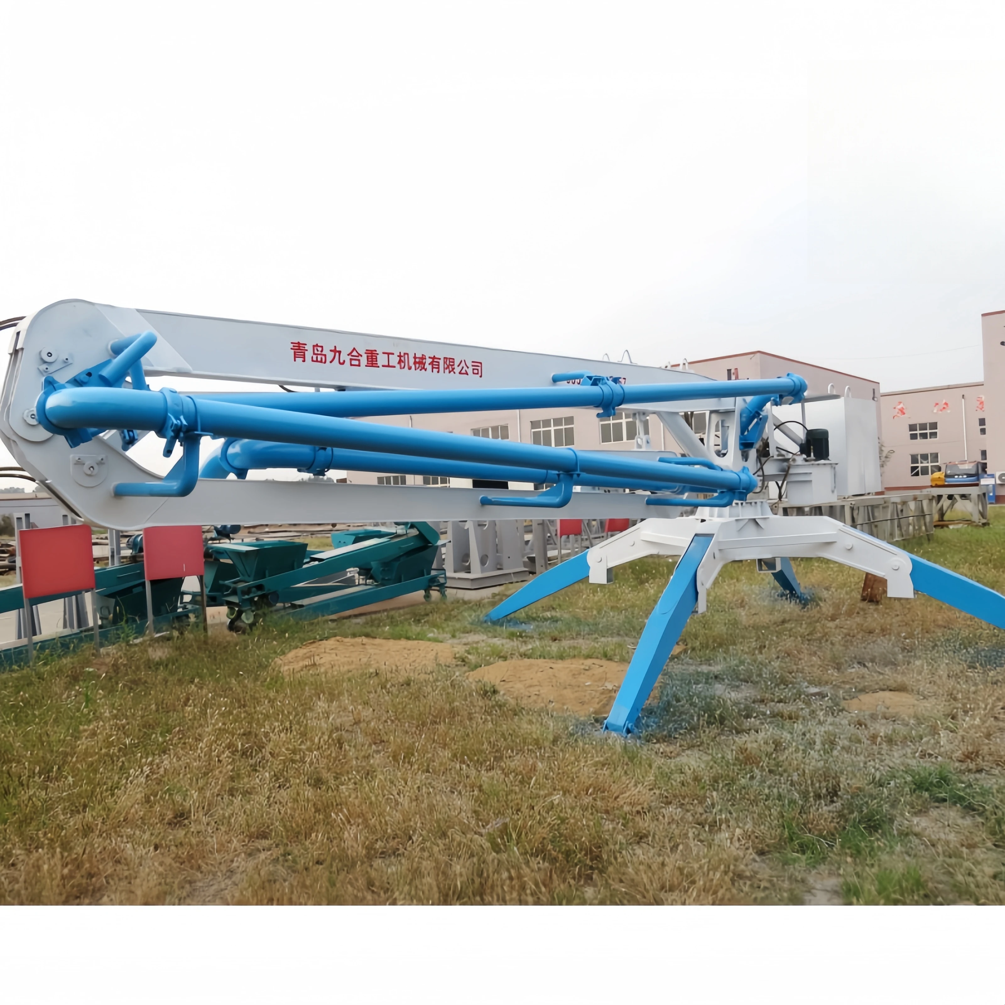 Китай JIUHE 17 м портативный мобильный паук гидравлический насос распределитель бетона цена