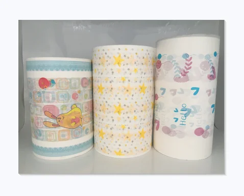 Customized Cheap Price Breathable PE Plastic Film Roll Laminated Non Woven Fabric