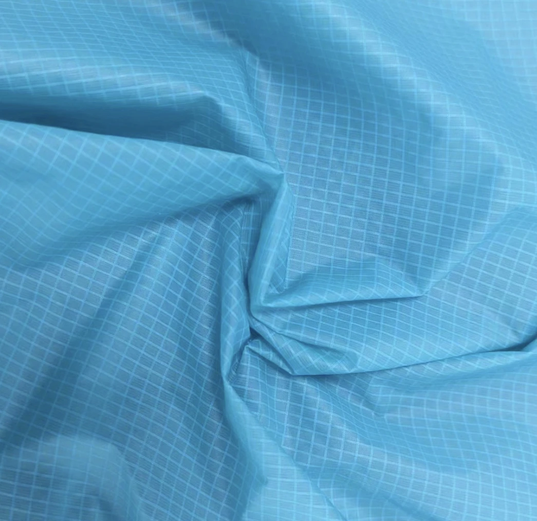 Global Recycled Standard waterproof downproof 400T Nylon Taffeta 290T Polyester Taffeta recycled quilting fabric for jacket