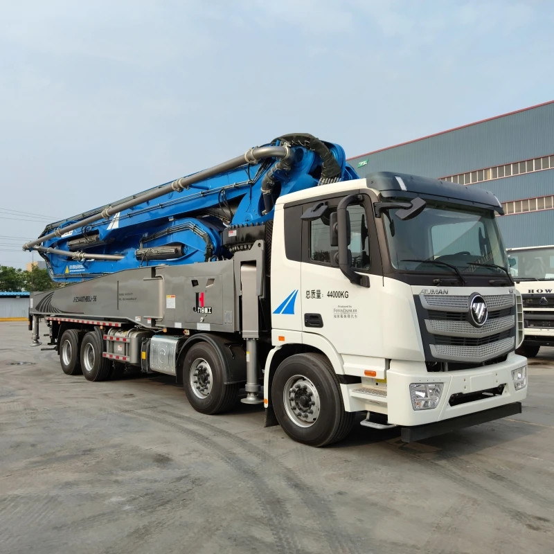 Heavy Construction Equipment Cement Machinery High Efficiency Truck-Mounted Vehicles JH58-XR 58m Concrete Pump Line Truck