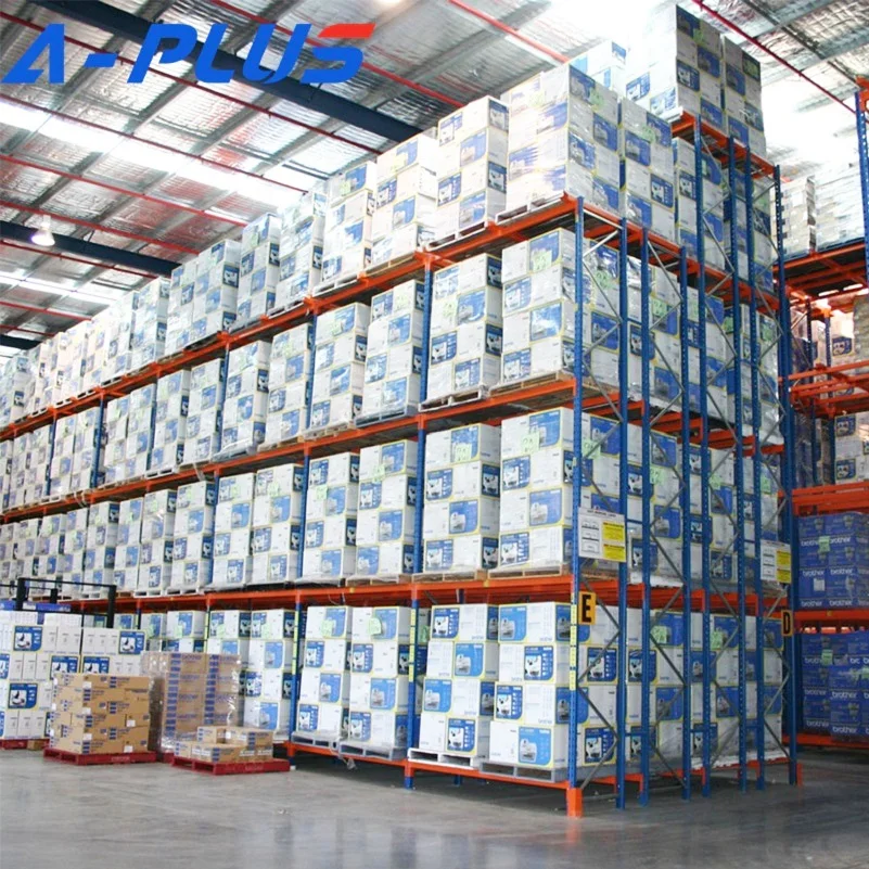 Warehouse High Density Metal Steel Pallet Rack Customize Double Deep Racking System