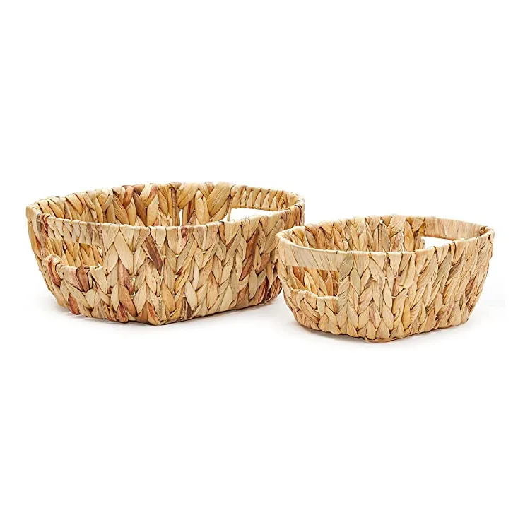 Новое поступление дизайнерские корзины ручной работы из ротанга подарочная корзина для хранения домашнего декора