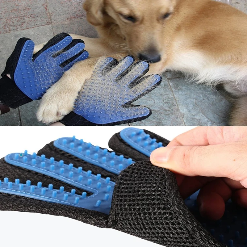 Silica Gel Dog and Cat Bath and Massage Accesorios Para Mascotas Pet Gloves Brush Pet Grooming Gloves