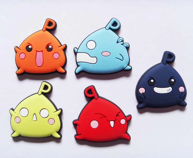 Custom soft PVC character paperclip ,cute rubber 3D bookmark clip