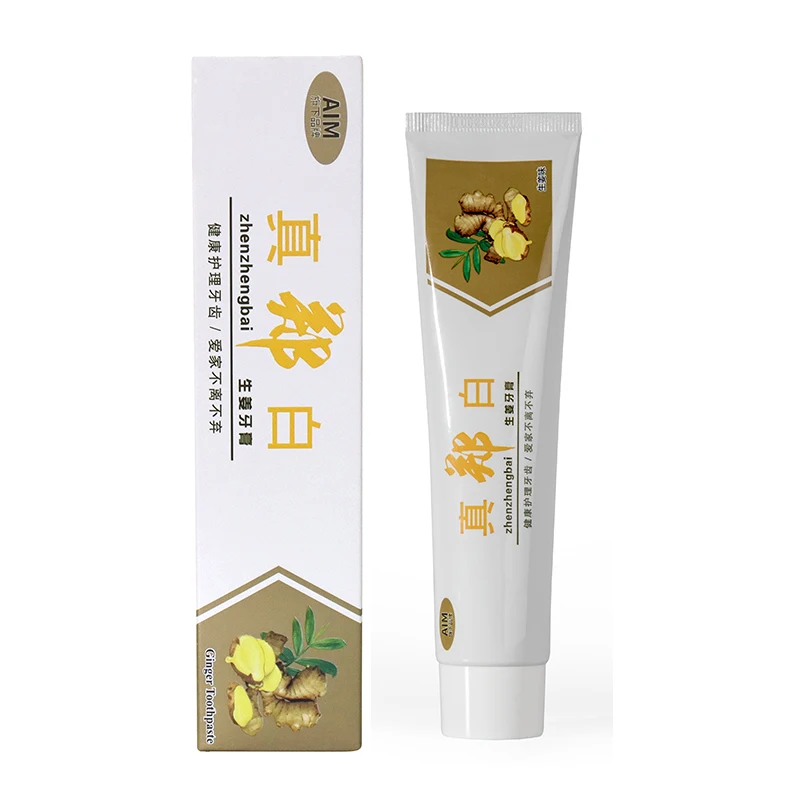 OEM wholesale 100% natural organic ginger turmeric toothpaste