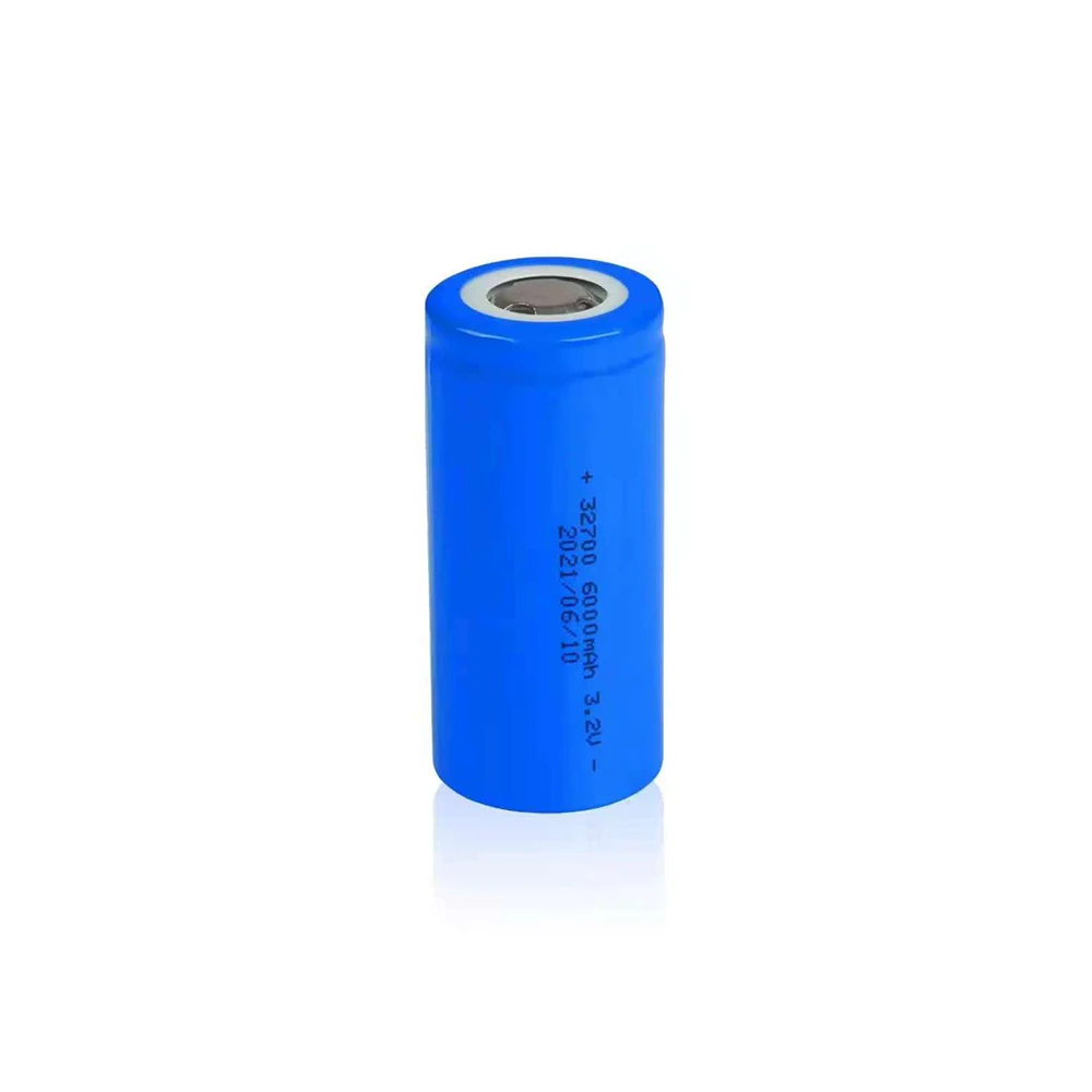 High Capacity Rechargeable Lifepo4 32650 32700 3.2V Battery 5000mah 6000mAh for Solar and Electric Vehicle Lithium Ion Batteries