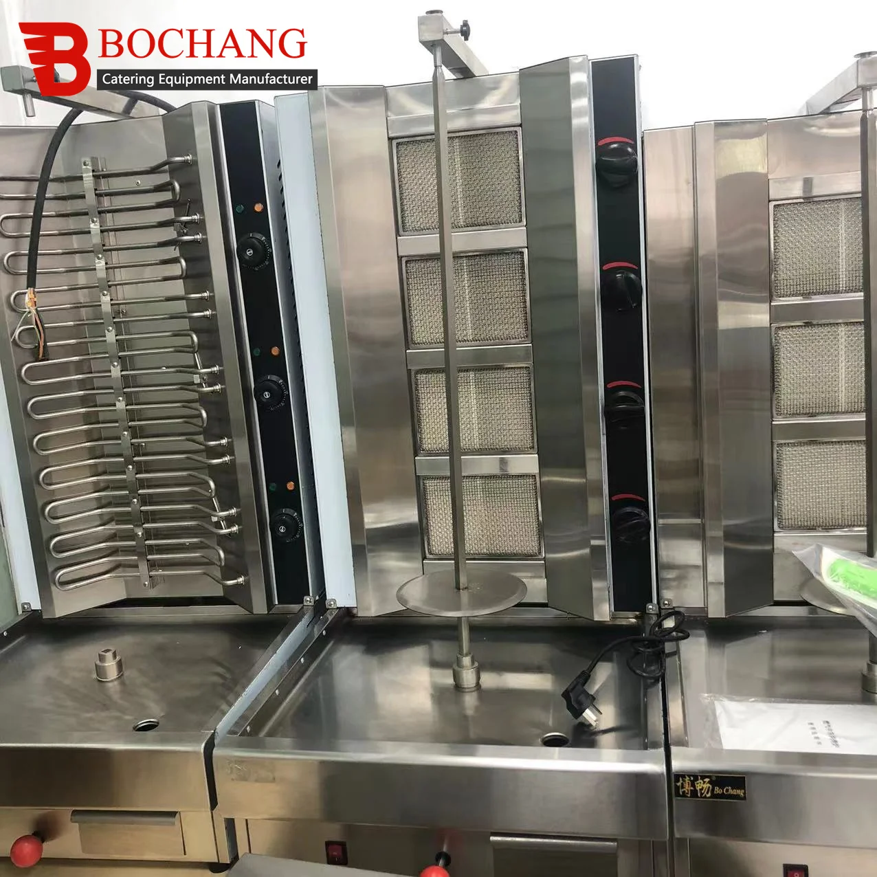Горячая Распродажа 4 горелки газовая машина для кебаба коммерческая шаурмы газовый гриль