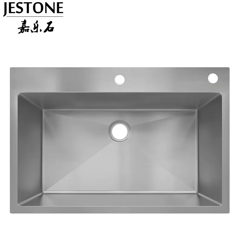 Factory Price Top Quality Standard Table Stainless Steel Single Bowl Kitchen Basin Wash for
