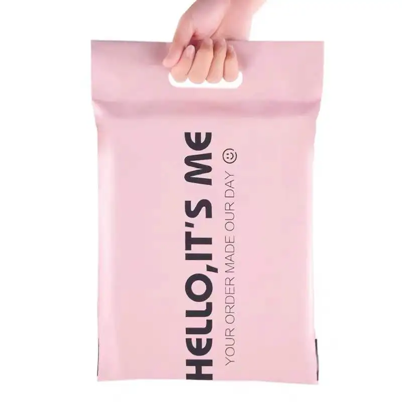 Custom packaging mailing bags with handle