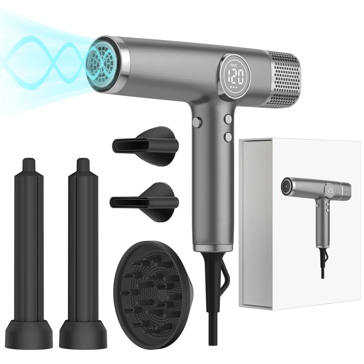 110000rpm Ionic Hair Dryer Constant Temperature Professional Hairdryers Hot Cool High Power High Speed Hair Dryer