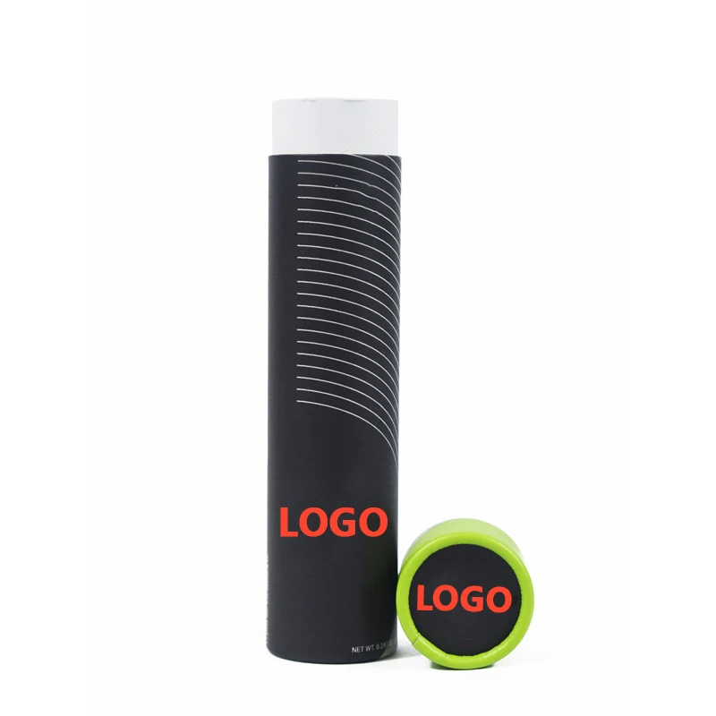 Rigid Cylinder Disposable Cartridge Package Box 1ml Carts Round Tube Child Proof CR Craft Paper Boxes With Custom Logo