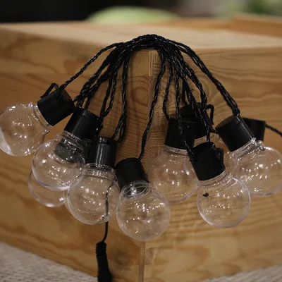 Cross-border light string Edison bulb LED transparent lamp ins romantic atmosphere decorative
