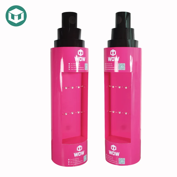 New Design Red Color Customized Free Standing Cardboard Air Freshener Display