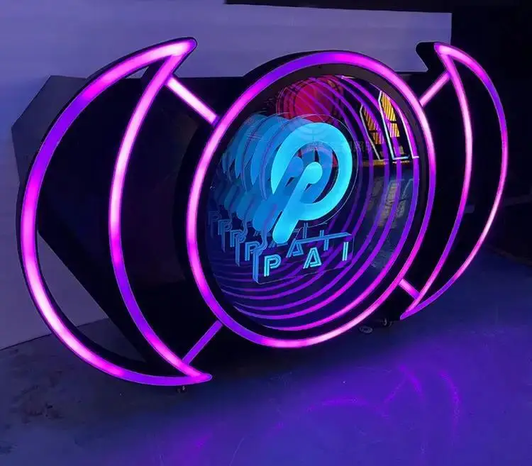 Wholesale Facade Stand DJ Booth LED DJ facade table for Party Events Home Bar Nightclub