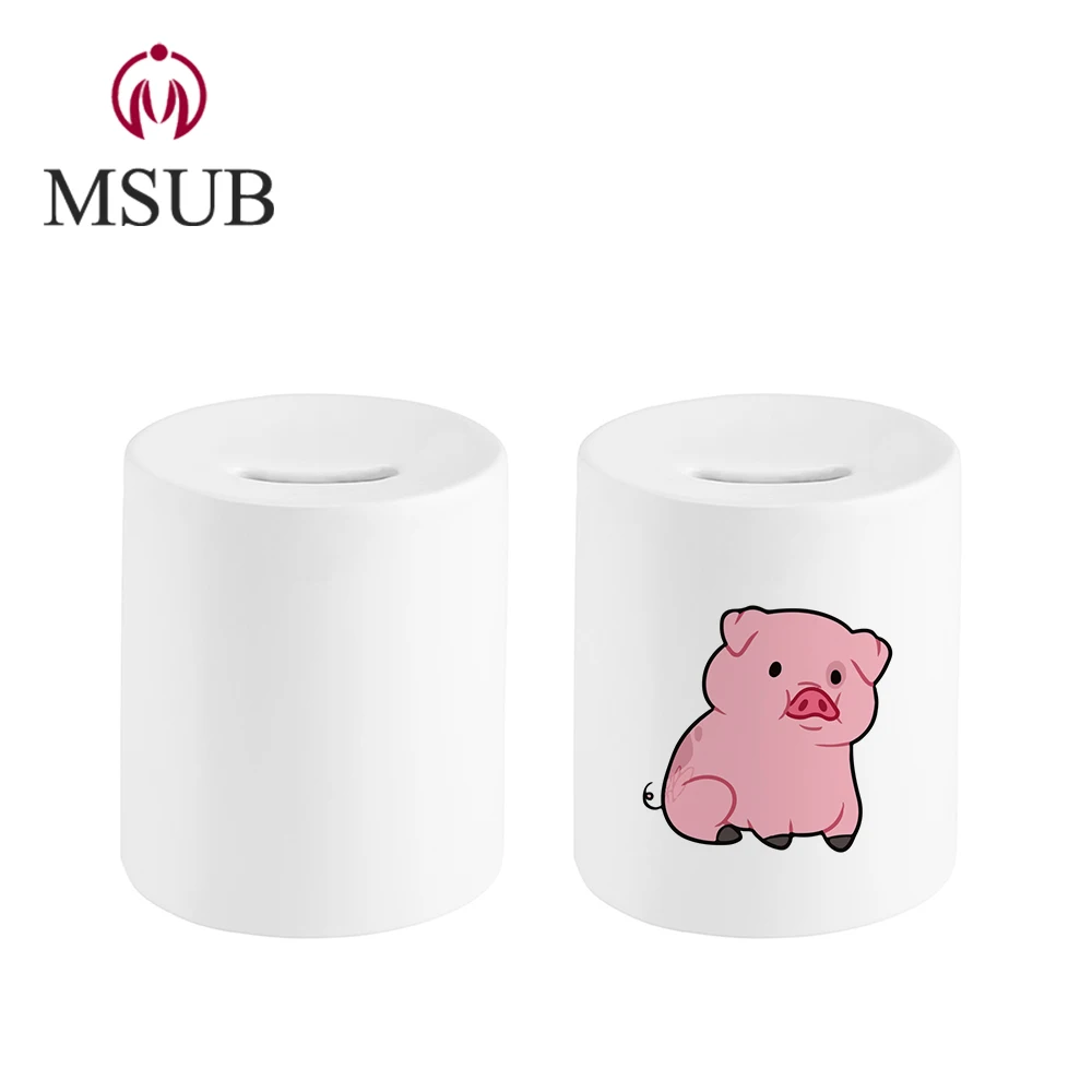 
Dye sublimation supplies blank 11oz money box sublimation ceramic money box 