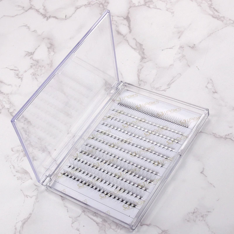 Eyelash Extension Pre Made Fans Lashes 4D 5D Short Stem Loose Premade Volume Fans lash Vendor