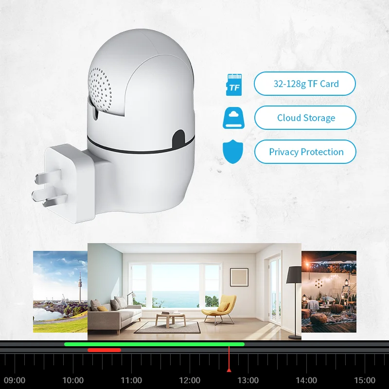 Wholesale Baby Monitor Wireless HD CCTV Surveillance 360 Degree PTZ PET Camera WiFi Pet Camera Night Vision IP Mini Wifi Camera