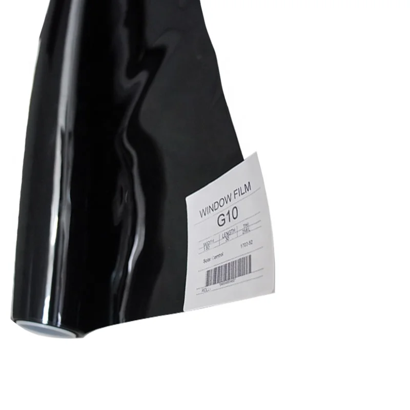 6% VLT Black Color Privacy Tint Glass Cling Coverings UV Reflective Sun Blocking Heat Control Nano Ceramic Window Tint Film