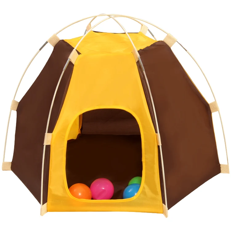 Foldable Triangle Cat Play House Tent Dog Portable Pet Camping Tents