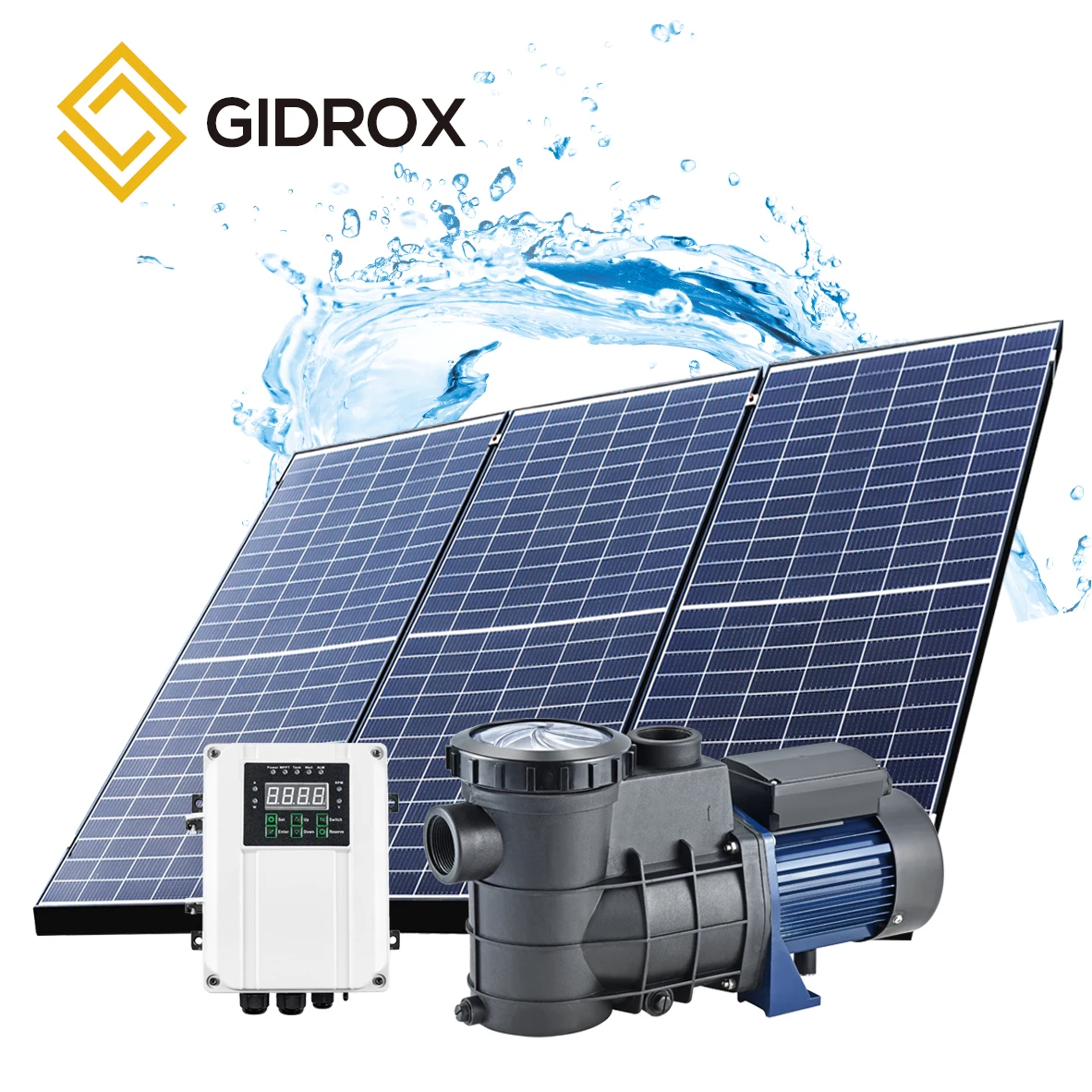 GSP16-14-96-750 DC 0.75 kW Swimming Pool Solar Water Pump System for Swimming Pool and Aquarium