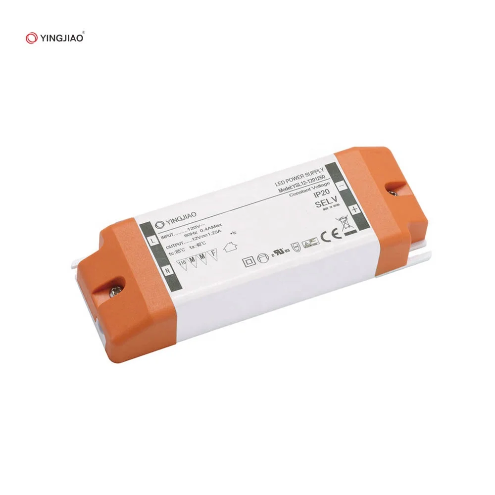 Yingjiao Factory 6w 12w 20w 30w 40w 50w 60w 80w 100w 150w 200w 250w 300w Constant Voltage Led Driver Lights Power Supply