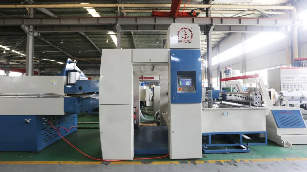 PP PE split film extruding machine raffia yarn production equipment plastic film split machine