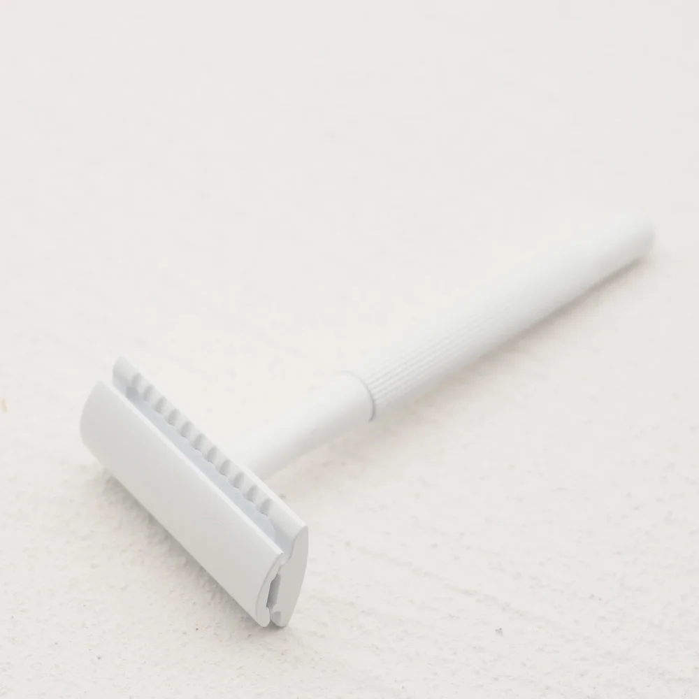 Custom colors brass handle safety metal double edge razor classic brass double edge metal shaving safety razor