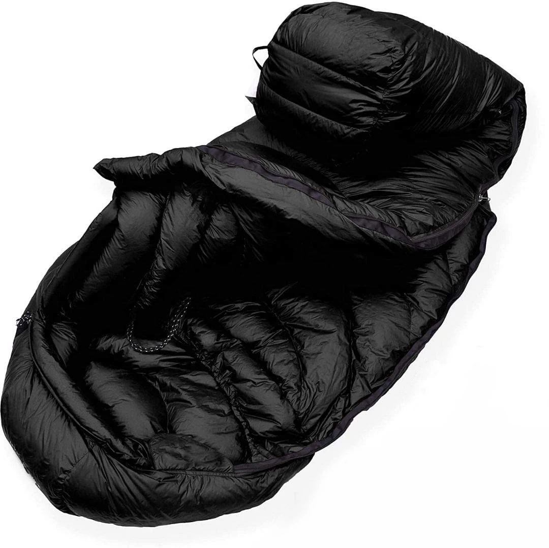 Snowmass 0 градусов F 650 Fill Power Гидрофобный пуховый спальный мешок с clusterloft Base-Ультра легкий 4 сезона