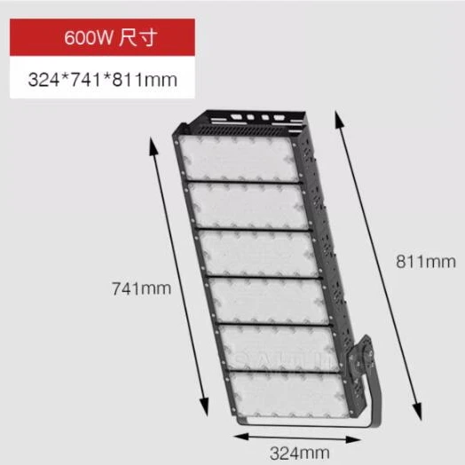 JS IP65 High Mast Lights 100w-600w  Tennis Court Flood Light Stadium Sport Football Field Light