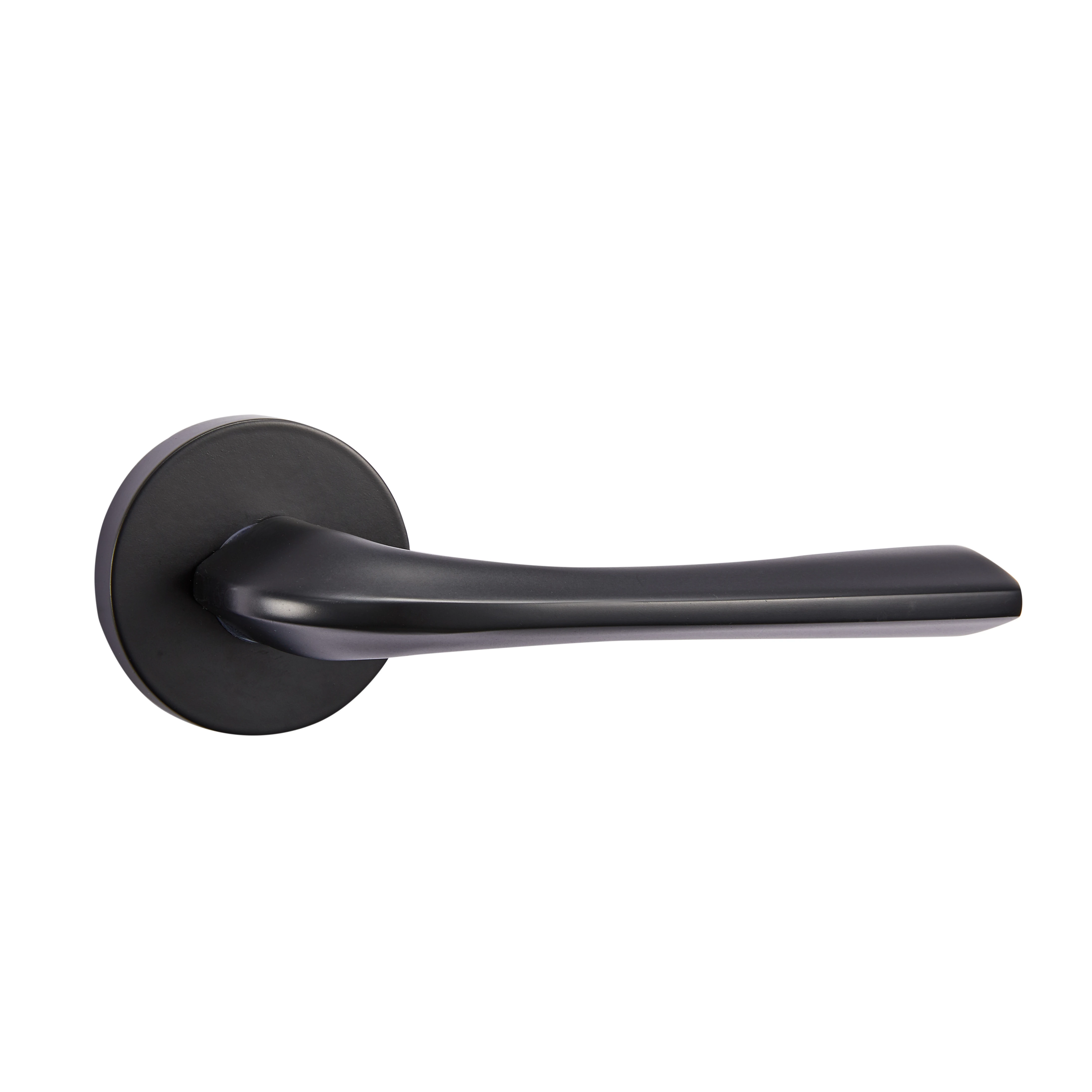 Wholesale High Quality circular arc Black Zink sliding door handle handle lock door