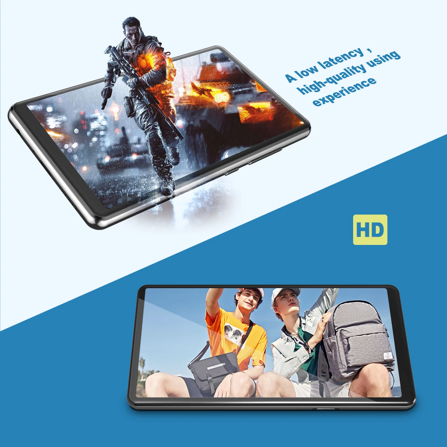 
Amazon Hot sale S20 5.0 inches 2+16G Max 128G Media Player Youtube Android Mp4 Player 