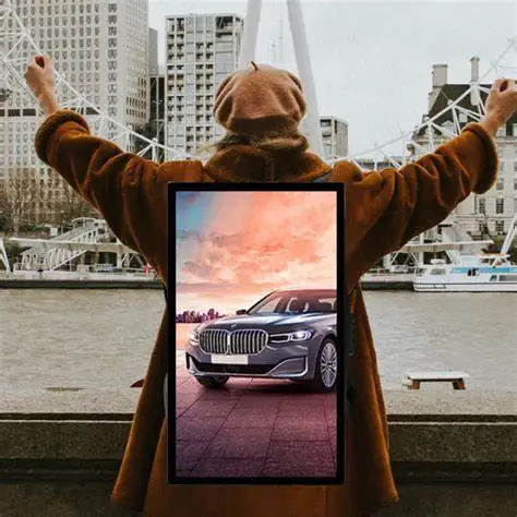 Personal Billboard Backpack Touch Advertising Backpack Walking Mobile Led Backpack Digital Billboard