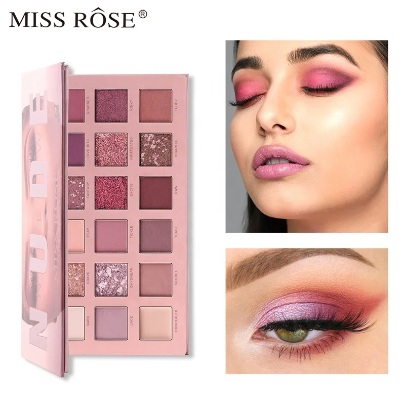 Matte shimmer 18 color Eyeshadow Mashed Potato Nude Eye shadow Waterproof Pigmented Makeup Palette