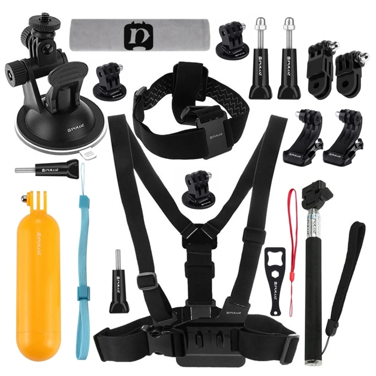 Оптовая продажа цена Puluz завод PULUZ 20 в 1 аксессуары комбо наборы для GoPro HERO Session DJI Osmo действий и других