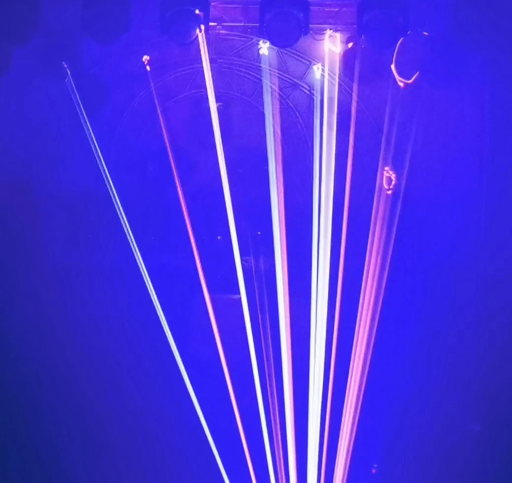 10w Laser RGB Full Color dj Beam led Laser Light animation laser light