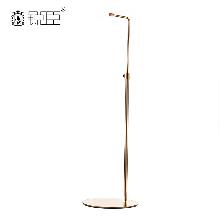 Bag Store Exquisite Gold Metal Adjustable Handbag Stand Holder Display Rack Bag Hanger for Retail Store