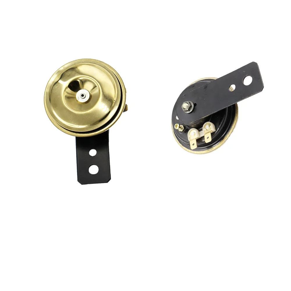 Горячая Распродажа 2021, Электрический гудок, золотой громкий музыкальный гудок, запчасти для мотоциклов