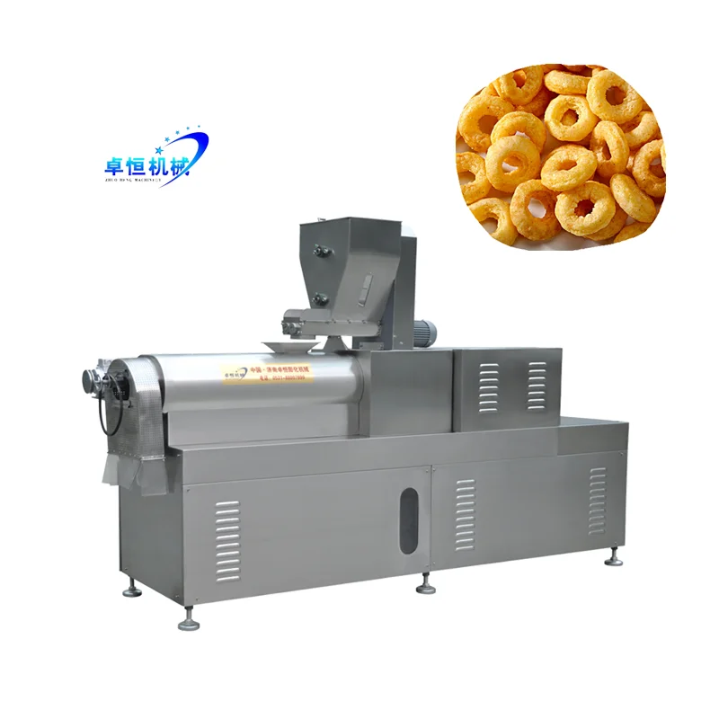 120~150kg/h Hot popular Chinese snack extruder snack food machinery extruder food extruder snack food machine