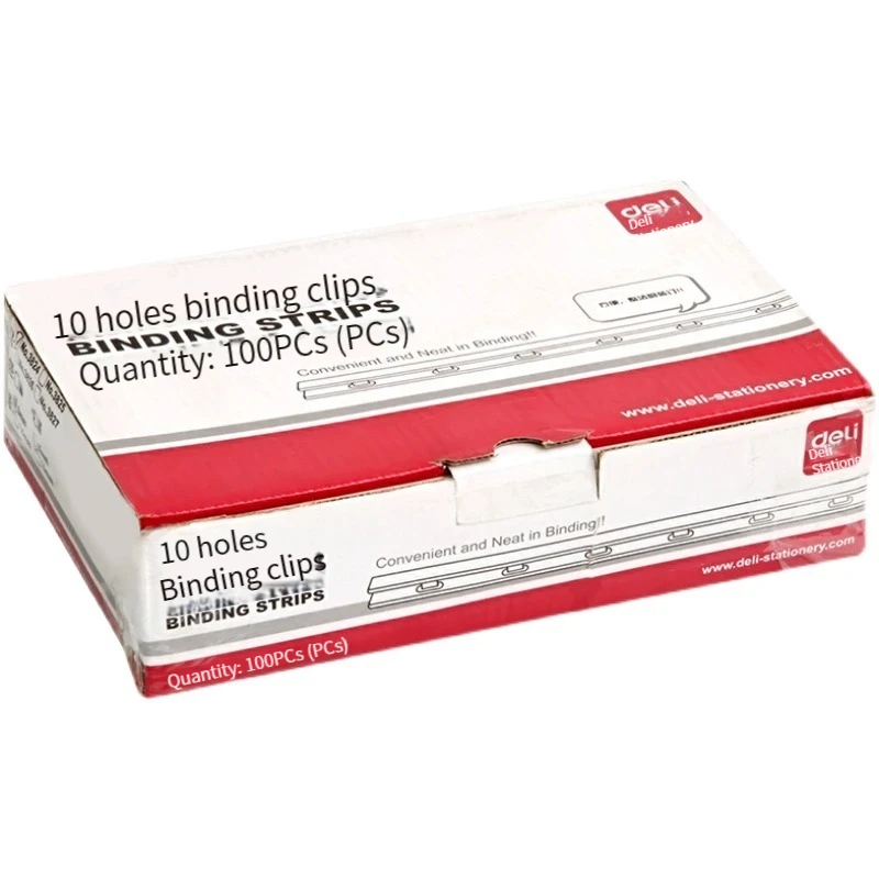Deli 14740 binding clamp strips 100 pieces High Quality