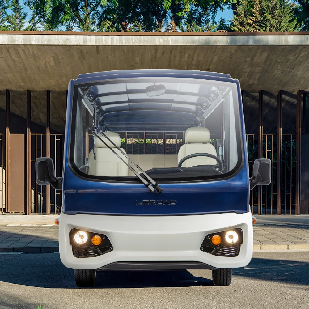 LEROAD экскурсионный автомобиль 14 мест электрический Новый энергетический литиевый аккумулятор живописной местности автобус микроавтобус