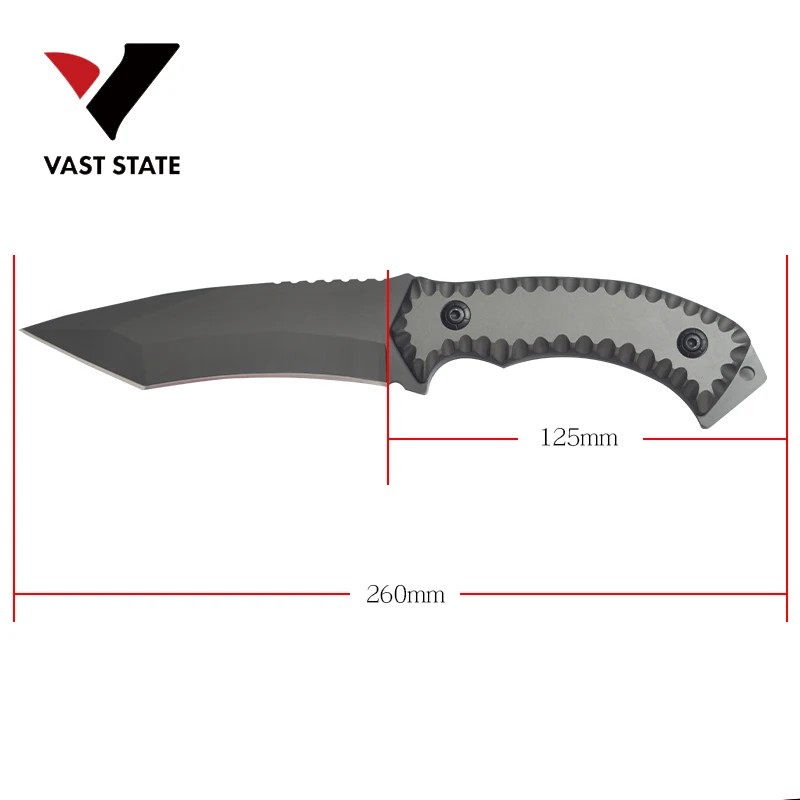 
Wholesale price Military fixed Blade Outdoor Tactical Survival Knife with Sheath 